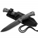 LionSteel nož T6 Black Micarta Bohler K490